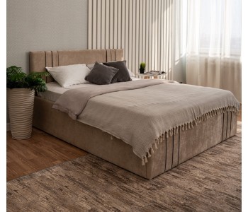 Мягкая кровать с подъёмным механизмом "Леванте" 1.4-1.6 м. (ДСВ-Мебель)