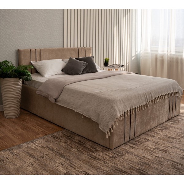 Мягкая кровать с подъёмным механизмом Леванте 1.4-1.6 м. (ДСВ-Мебель) в Луганске, ЛНР