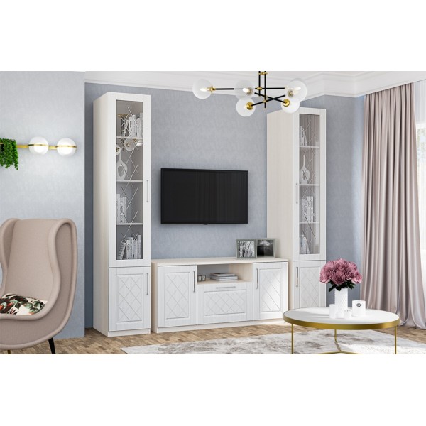 Гостиная Аллегро МДФ вариант 9 набор 4 (Диал) в ЛНР, Луганске