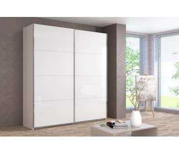 Шкаф-купе "Иннэс-5" Бодега/Белый глянец (Диал)