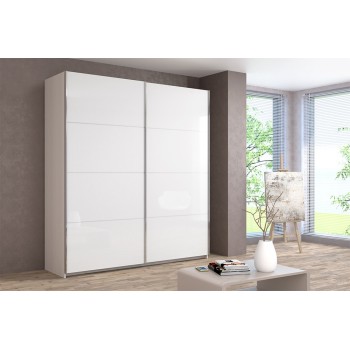 Шкаф-купе "Иннэс-5" Бодега/Белый глянец (Диал)