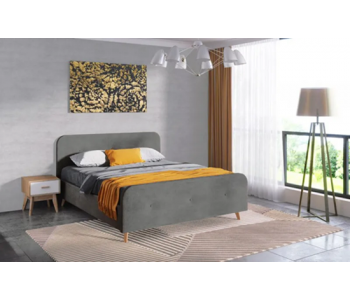 Кровать с мягким изголовьем "Сиерра" 1.4-1.8 м. (Мебельград)