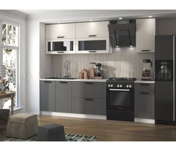 Кухня "Монако" 2м. Компановка №2 (МИФ)