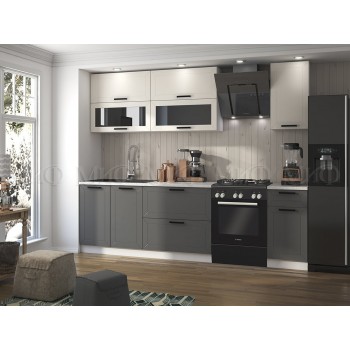 Кухня "Монако" 2м. Компановка №2 (МИФ)