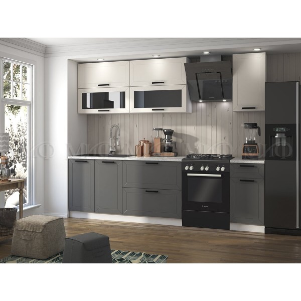 Кухня "Монако" 2м. Компановка №2 (МИФ)