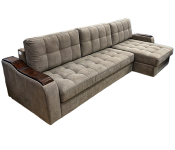 Угловой диван "Лотта-13" King Size (Миндаль)