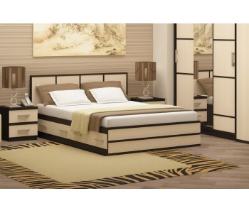 Кровать с ящиками "Сакура" 0.9-1.6 м. (Ориноко)