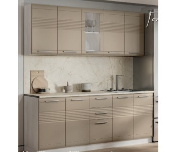 Кухня "Афина" Латте 2м.(Раус)