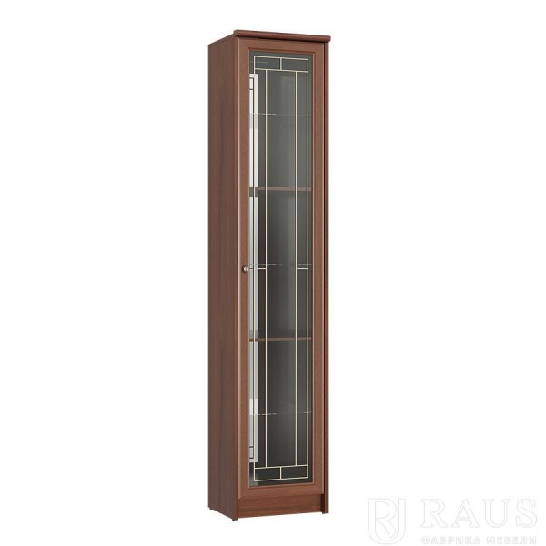 Шкаф для посуды Янна ЯН-14 Орех Пегас (Раус) в Луганске, ЛНР