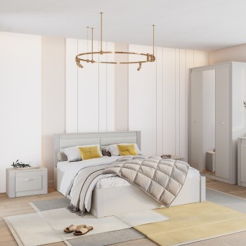 Кровать с мягким изголовьем "Монако КР-16" 1.6 м. (BTS)