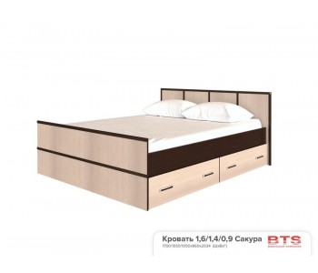 Кровать "Сакура" 1.4-1.6м. (BTS)