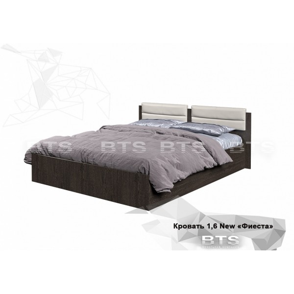 Кровать Фиеста New 1600 с мягким изголовьем (BTS) в ЛНР, Луганске